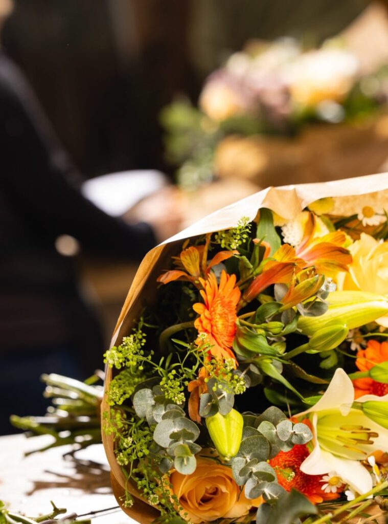 Kvietkai skintos gėlės ir puokštės