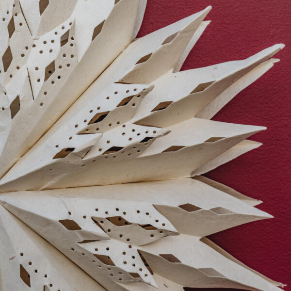 Pakabinama rankų darbo Kalėdinė dekoracija, didelė, 53 cm