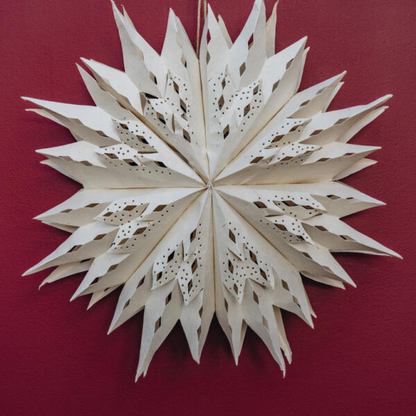 Pakabinama rankų darbo Kalėdinė dekoracija, didelė, 53 cm