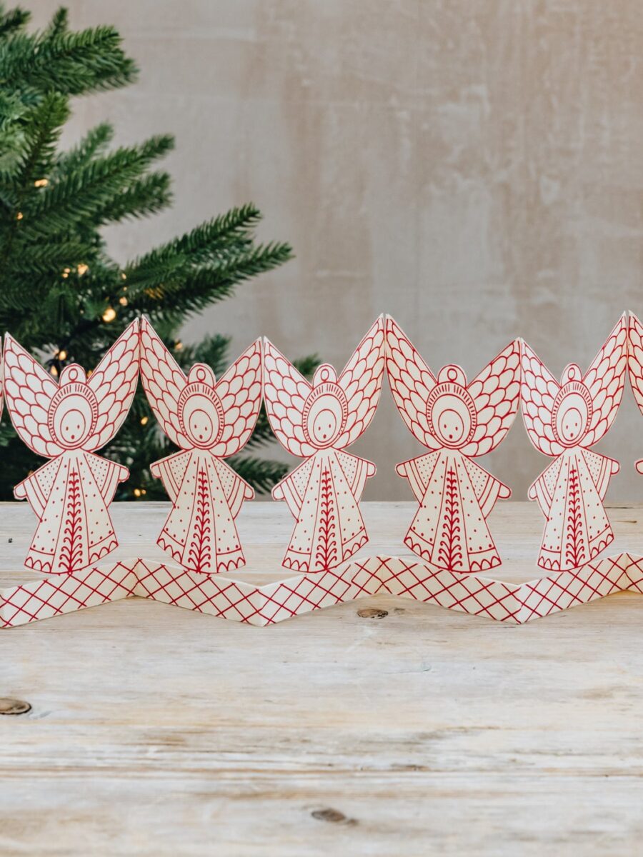 Rankų darbo Kalėdinė stalo dekoracija