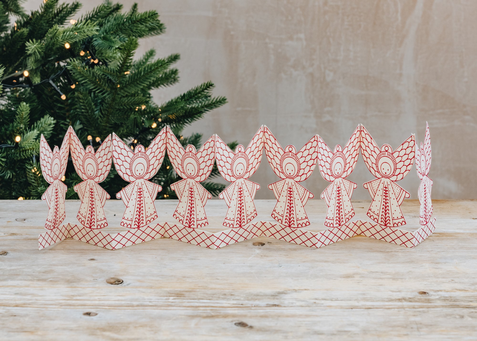 Rankų darbo Kalėdinė stalo dekoracija