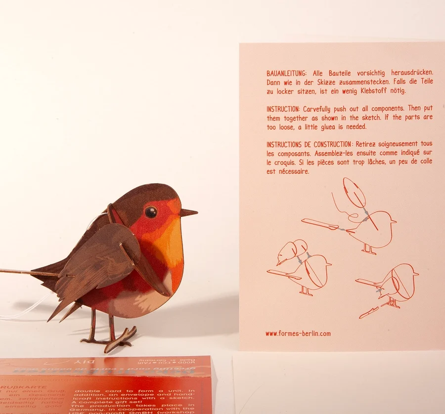 Rankų darbo 3D medinis atvirukas–sudėliojama dekoracija „Liepsnelė”